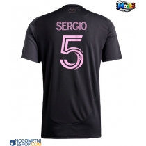 Moški Nogometni dresi Inter Miami Sergio Busquets #5 Gostujoči 2025-26 Kratek Rokav